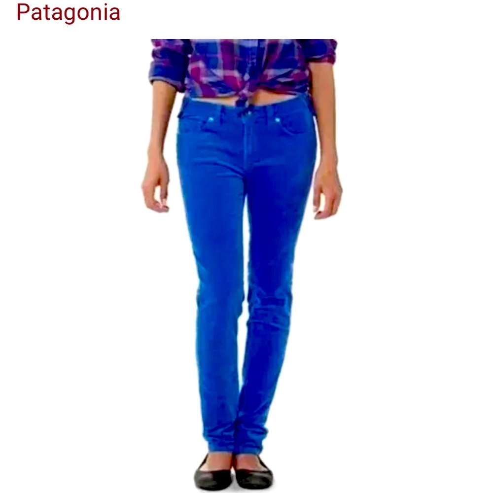 Patagonia Organic Blue Corduroy Pants Women’s 29